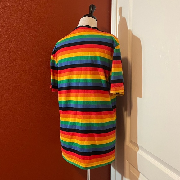 Guess x Farmers Market Men’s Vintage Sean Wotherspoon Rainbow Striped Shirt - Picture 5 of 5